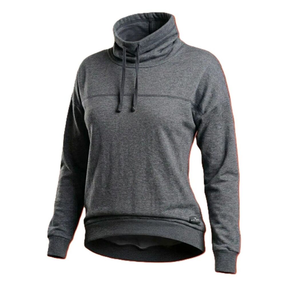 Simply Southern Gray Cowl Neck Pullover Sweatshirt Women’s Size Small